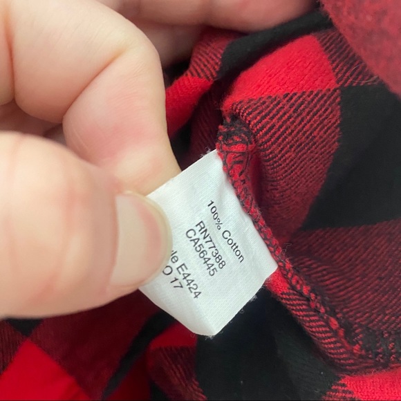 J. Crew Buffalo Plaid Zip Front Top - Picture 4 of 5